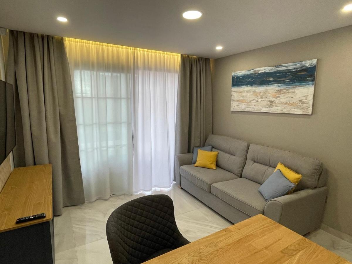 Luxury Diamond - Ocean View, Big Terraces, Air Con, Wifi Apartment Лос Кристианос Екстериор снимка