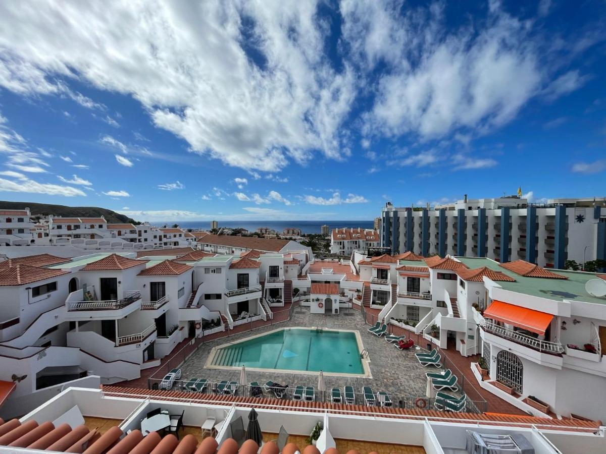 Luxury Diamond - Ocean View, Big Terraces, Air Con, Wifi Apartment Лос Кристианос Екстериор снимка