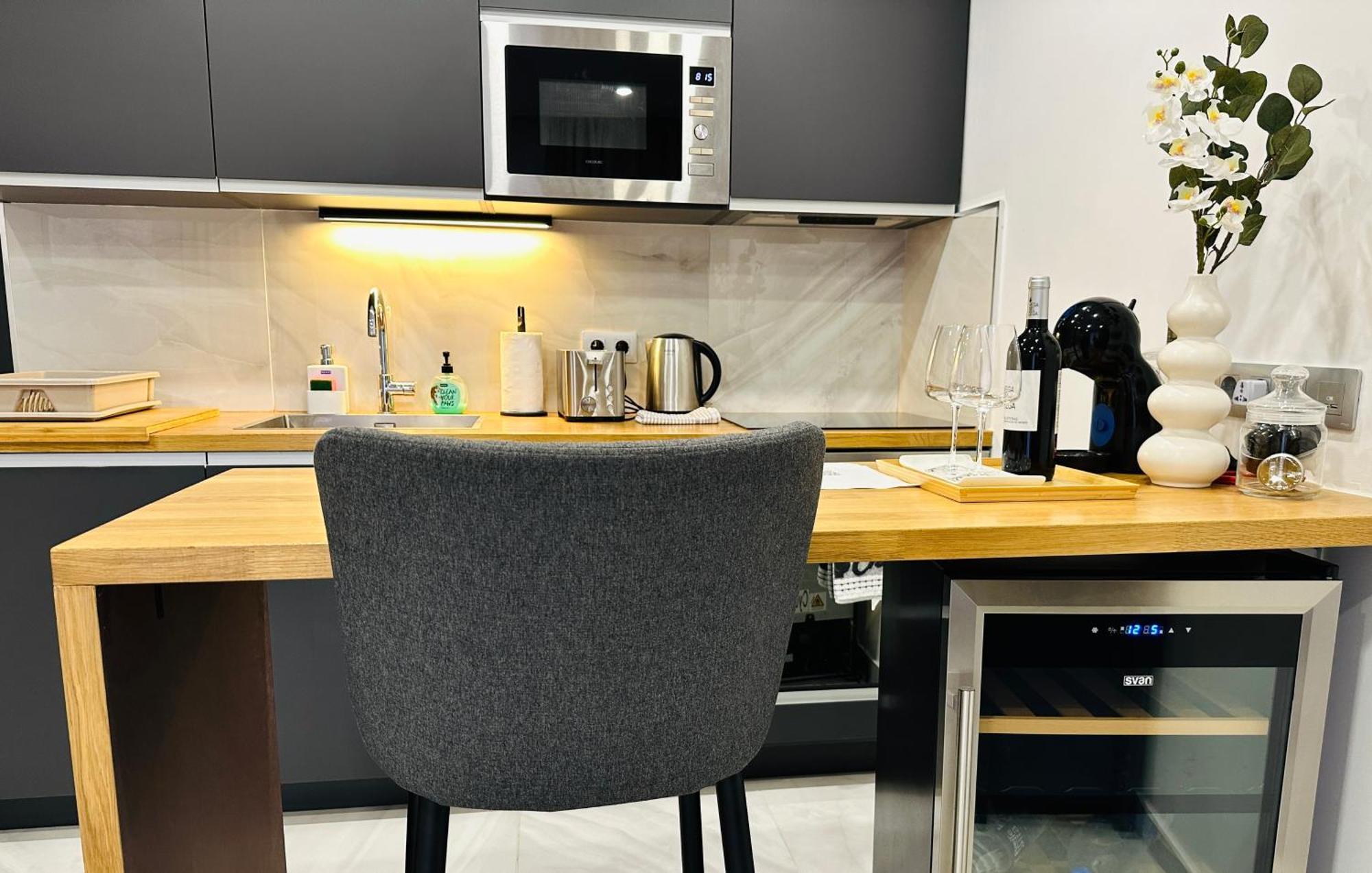 Luxury Diamond - Ocean View, Big Terraces, Air Con, Wifi Apartment Лос Кристианос Екстериор снимка