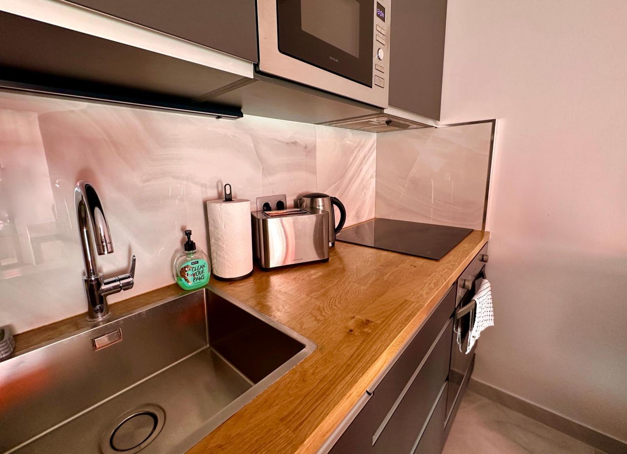 Luxury Diamond - Ocean View, Big Terraces, Air Con, Wifi Apartment Лос Кристианос Екстериор снимка